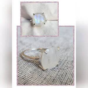 Sterling Silver Moonstone Ring
